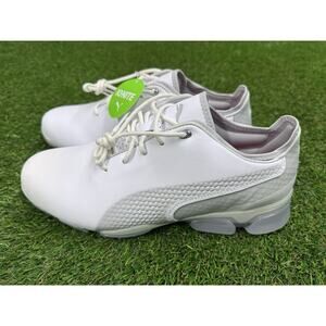 PUMA Ignite ProAdapt Golf Shoes White/Gray | Men’s US 7.5 | NWT | 192766-01